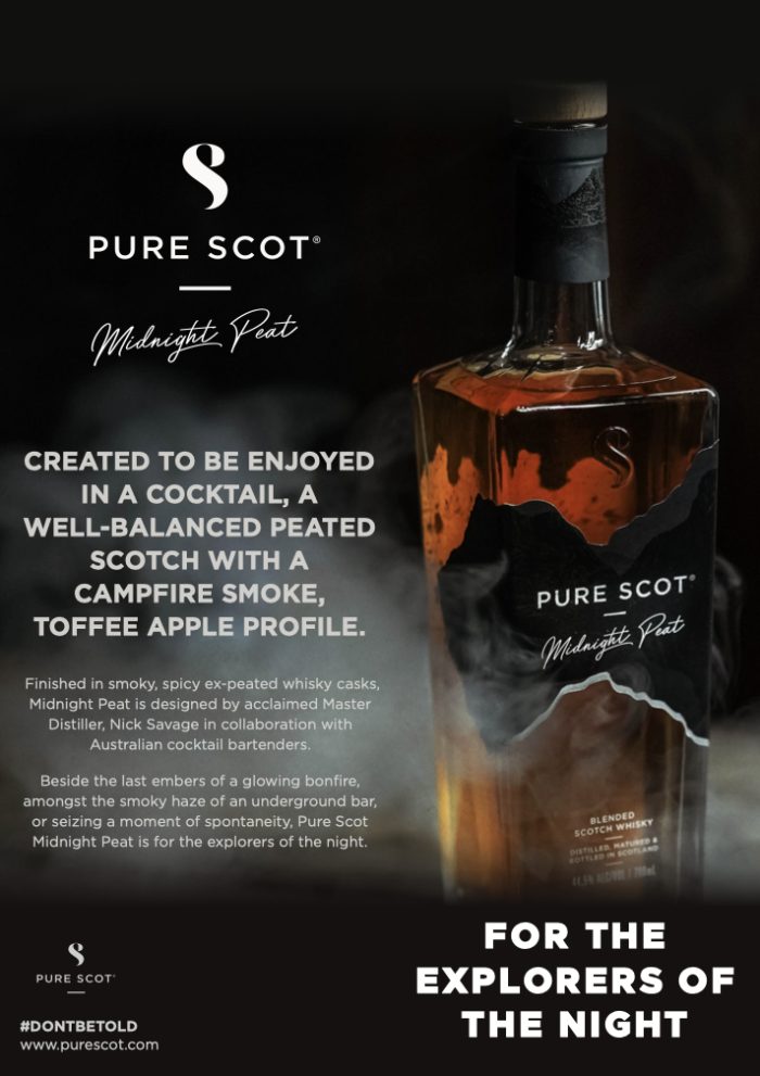 Bladnoch Pure Scot Midnight Peat Brand Card